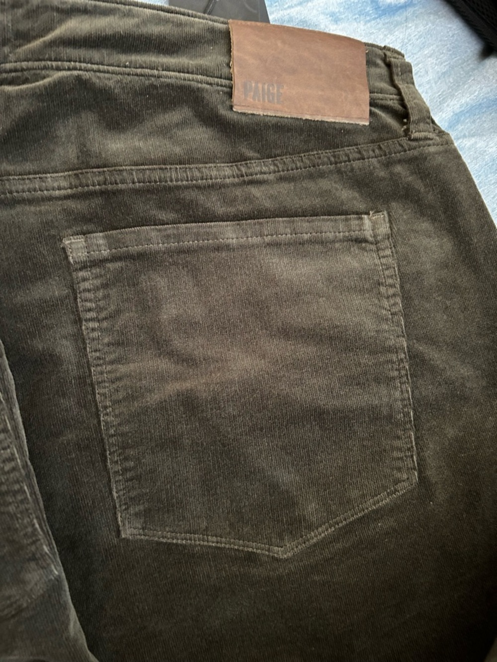 Federal Corduroy Men's Straight-Leg Jeans Shaded Glen - Picture 8 of 9